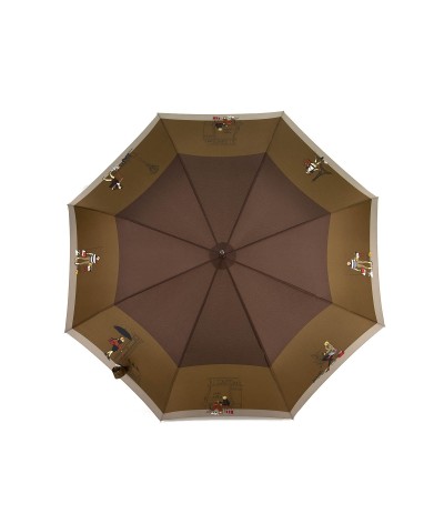 → Parapluie "Chic Mode" - Marron - Parapluie pas Cher pour Femme