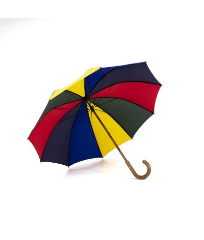 → "The shepherd" Umbrella - Multicolored - Long manual - handcrafted in France by Maison Pierre Vaux