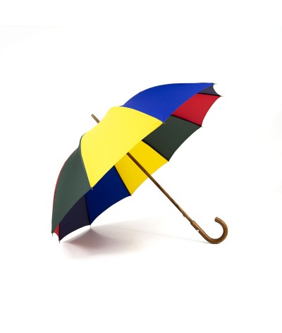 → "The shepherd" Umbrella - Multicolored - Long manual - handcrafted in France by Maison Pierre Vaux
