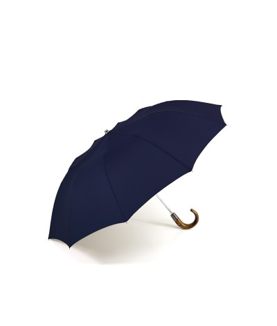 → Parapluie "Le Pratique & Chic" Pliant Navy - Automatique 10 baleines - Maison Pierre Vaux
