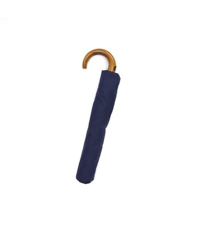 → "The Practice & Chic" Umbrella - Automatic folding (10 ribs) - Navy - by the French Manufacturer Maison Pierre Vaux