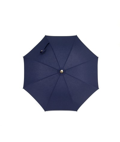 → "Joséphine" Parasol - Navy - Sun Umbrellas Handcrafted in France by the Umbrellas Manufacturer Maison Pierre Vaux