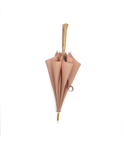 → "Joséphine" Parasol - Rosewood - Sun Umbrellas Handcrafted in France by the Umbrellas Manufacturer Maison Pierre Vaux