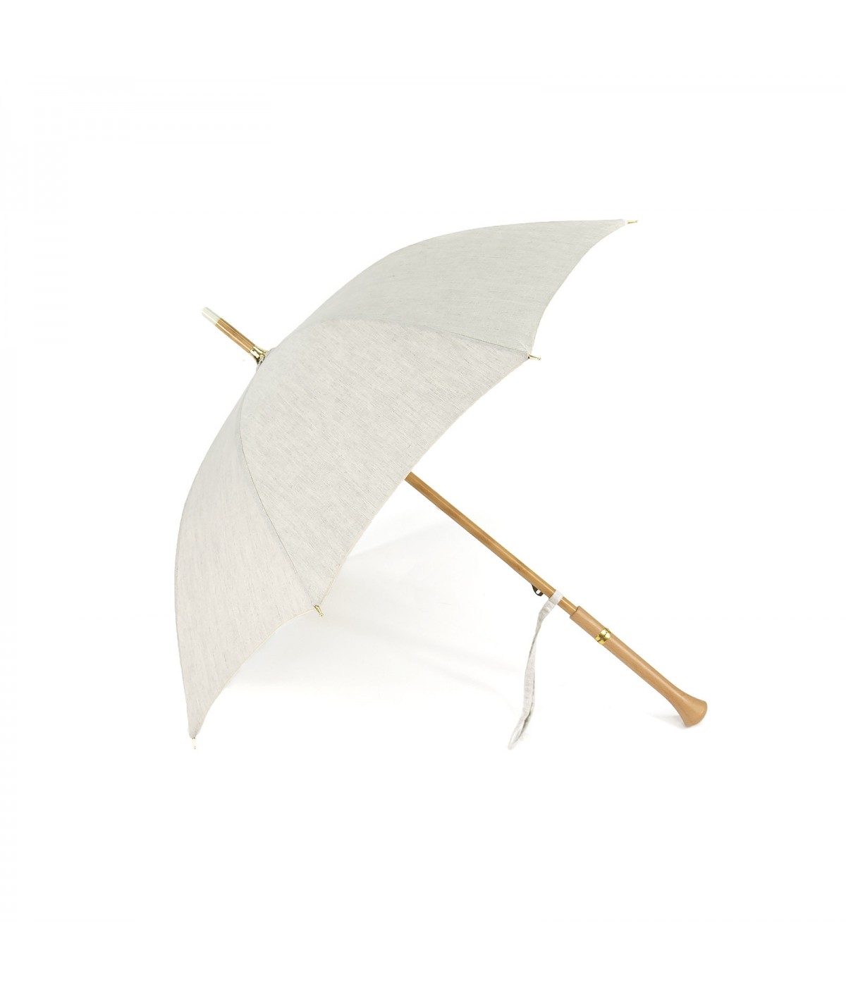 → "Joséphine" Parasol - Linen - Sun Umbrellas Handcrafted in France by the Umbrellas Manufacturer Maison Pierre Vaux