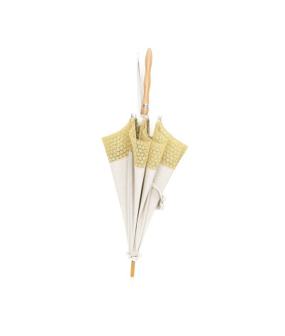→  Parasol - Fiorellino Buttercup Traditionally handcrafted in France by the Umbrellas Manufacturer Maison Pierre Vaux