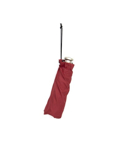 → "Mini manual" Umbrella - Red - Luxury Umbrella Made in France by Maison Pierre Vaux