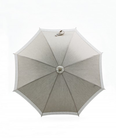 → Ombrelle "Lin et Dentelle" Blanc - Made in France par le leader des fabricants d'Ombrelles