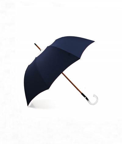 → Parapluie-Ombrelle - Série Limitée "Les Bicolors" - Marine et Beige - Fabrication Made in France