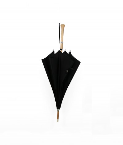 → "Joséphine" Parasol - Black - Sun Umbrellas Handcrafted in France by the Umbrellas Manufacturer Maison Pierre Vaux