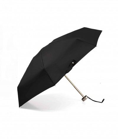 → Parapluie "Le P'tit Pocket"  Noir - Micro Plat manuel est un mini parapluie Pliant Pratique et Léger