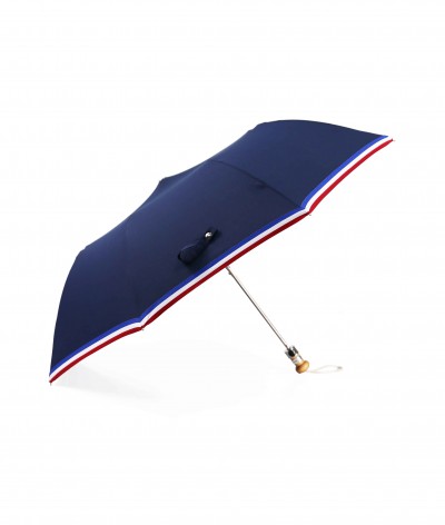 → "The Made in France" Umbrella - Navy Blue - Automatic folding - Handcrafted in France By Maison Pierre Vaux