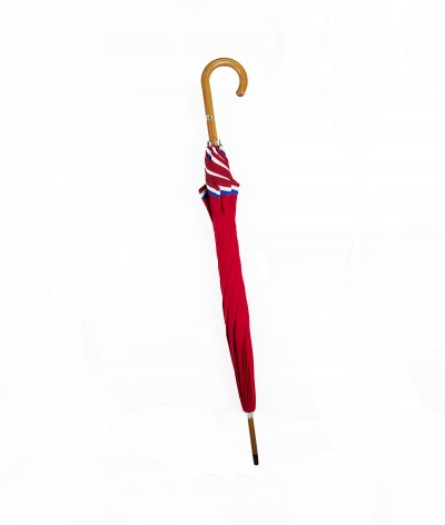 → Parapluie "Le Made in France" Rouge I Fabrication Traditionnelle à la Main
