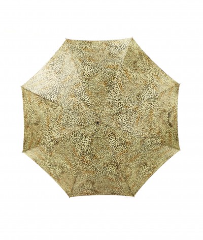 → Parapluie Satin Imprimé Fantaisie - Long Manuel N°11 - Made in France par Maison Pierre Vaux Fabricant Français de Parapluie