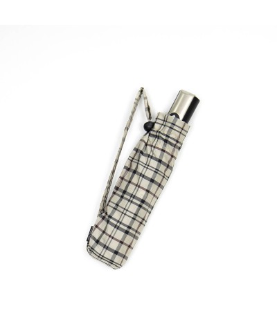 → Parapluie "Mini Automatique" - Écossais n°1- Parapluie Pliant manuel résistant au Vent, Pratique et Léger