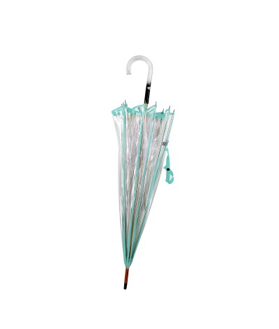 →  Parapluie "Cloche Transparent" - Fluo - Couleur Parapluie Made in France par Maison Pierre Vaux