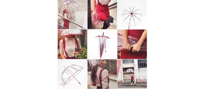 « Le Petit Cloche Rouge » en ville, le Roi des Parapluies Transparents…